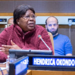 Hendrika Okondo speaking at the 52nd Commission on Population and Development during a side event. Photo: Simon Chambers/ACT