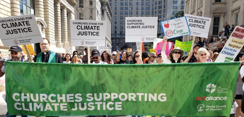 Churches supporting climate justice